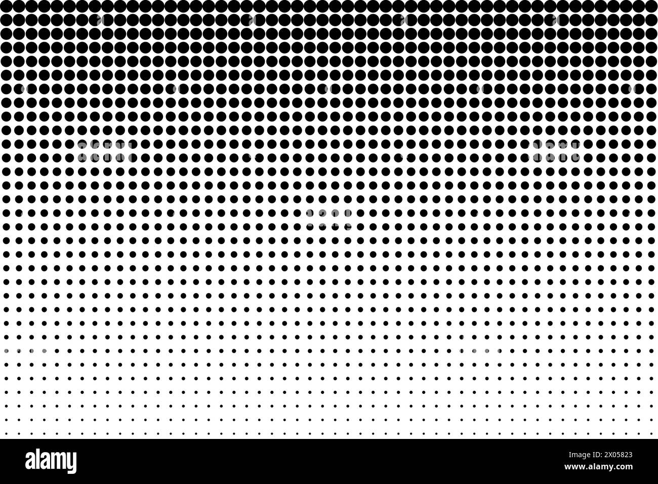 Motif dégradé de demi-teintes. Fond noir et blanc pointillé. Motif à pois vectoriels. Illustration vectorielle. SPE 10. Illustration de Vecteur