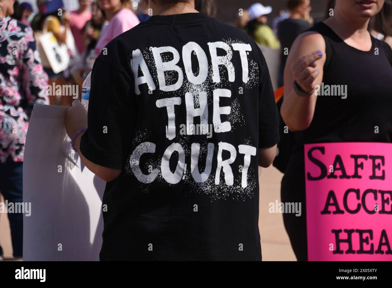 Marche des femmes pour l'avortement à Phoenix, Arizona, octobre 2022 Banque D'Images