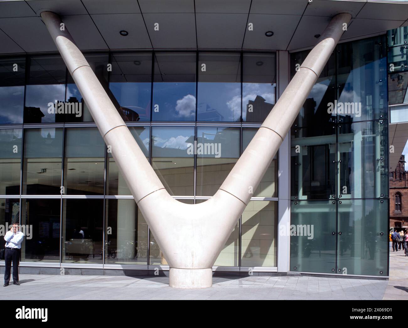 Spinningfields, un développement d'espace commercial, commercial et résidentiel dans le centre-ville de Manchester Banque D'Images