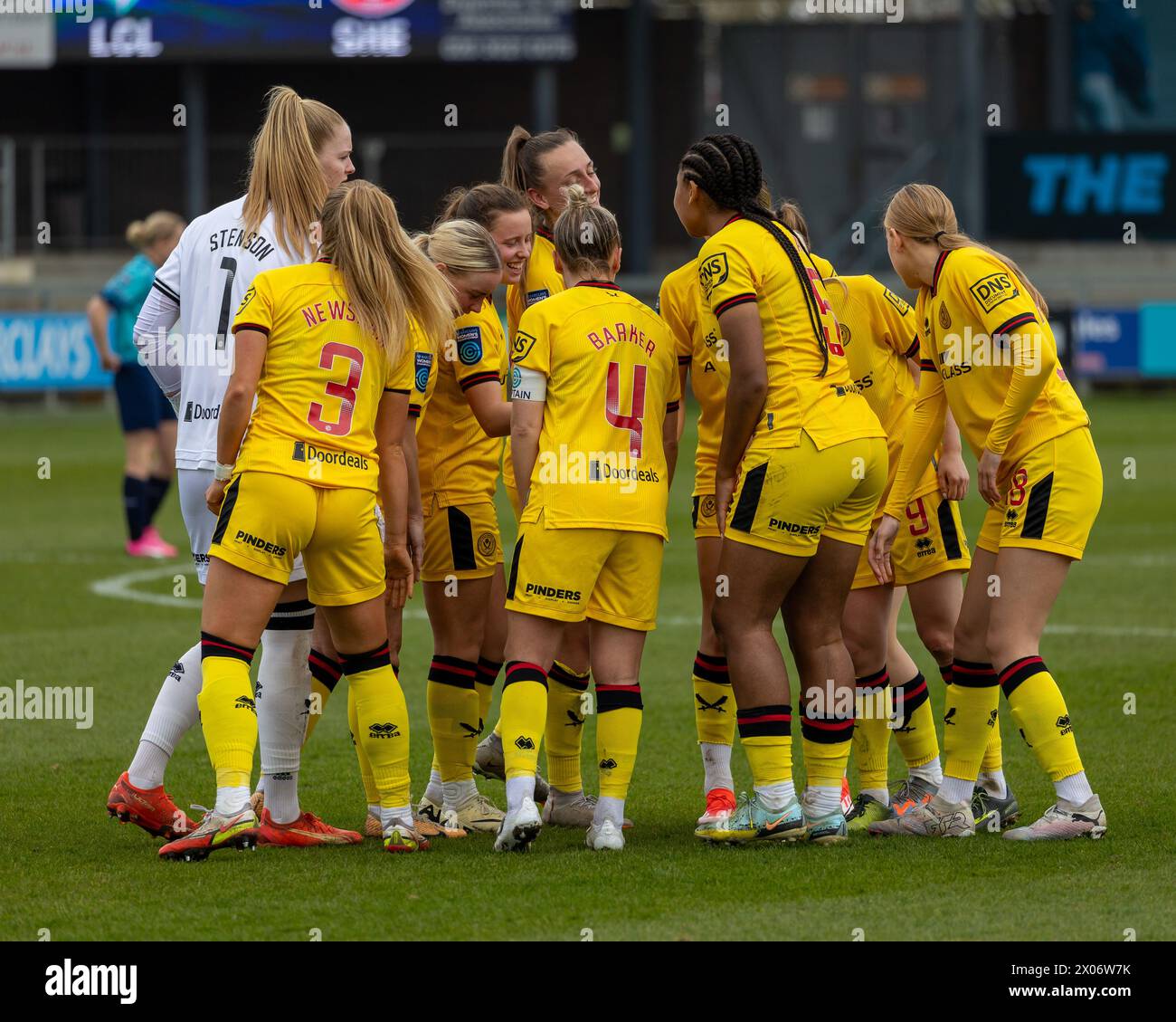 Sheffield Utd Women contre London City Lionesses au Championnat WSL à Princes Park le 31 mars 2024 Banque D'Images