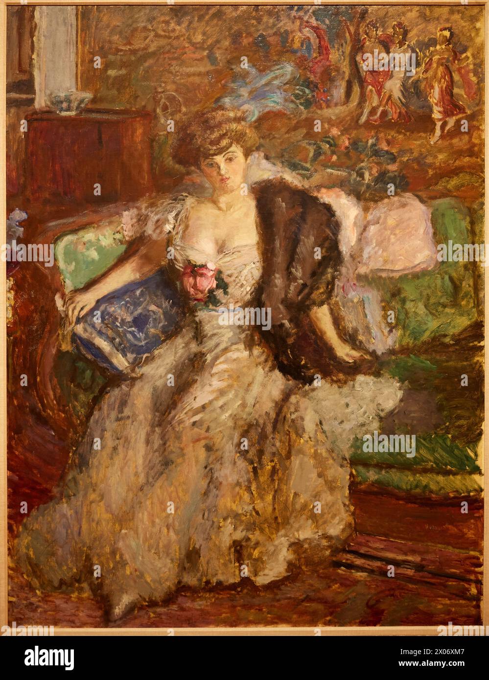 "Misia Godebska", 1908, Pierre Bonnard, Thyssen-Bornemisza Museum, Madrid, Spain, Europe Banque D'Images