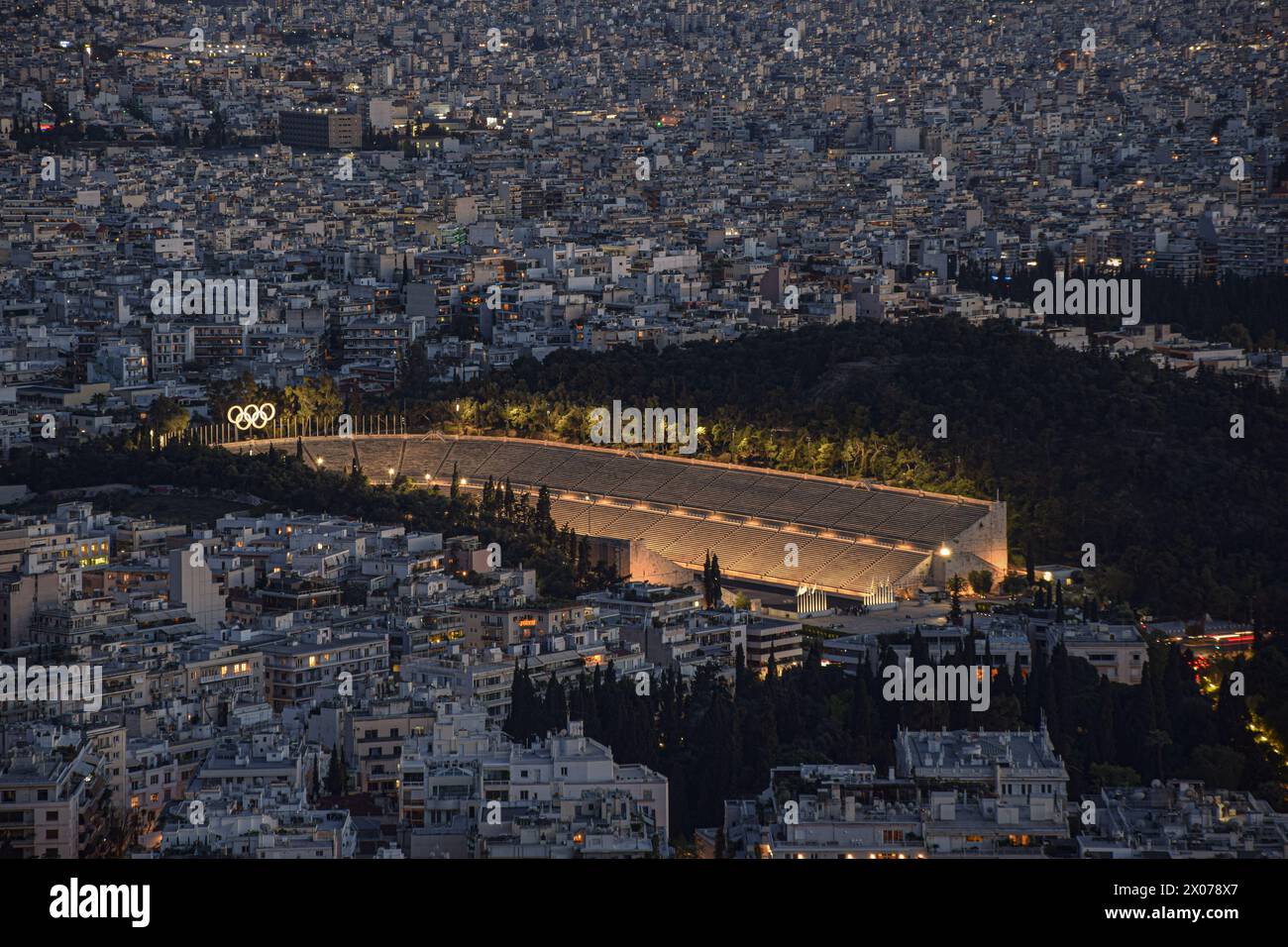 Photographie du stade panathénaïque Banque D'Images