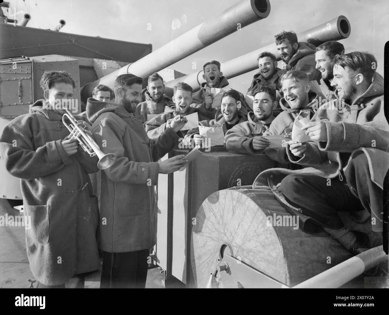 Du 31 octobre au 2 novembre 1941, à Scapa Flow, un groupe de chanteurs de chants de chants de chants de chants de chants de chants de chants de chants de chants de chants de chants de chants de chants Banque D'Images