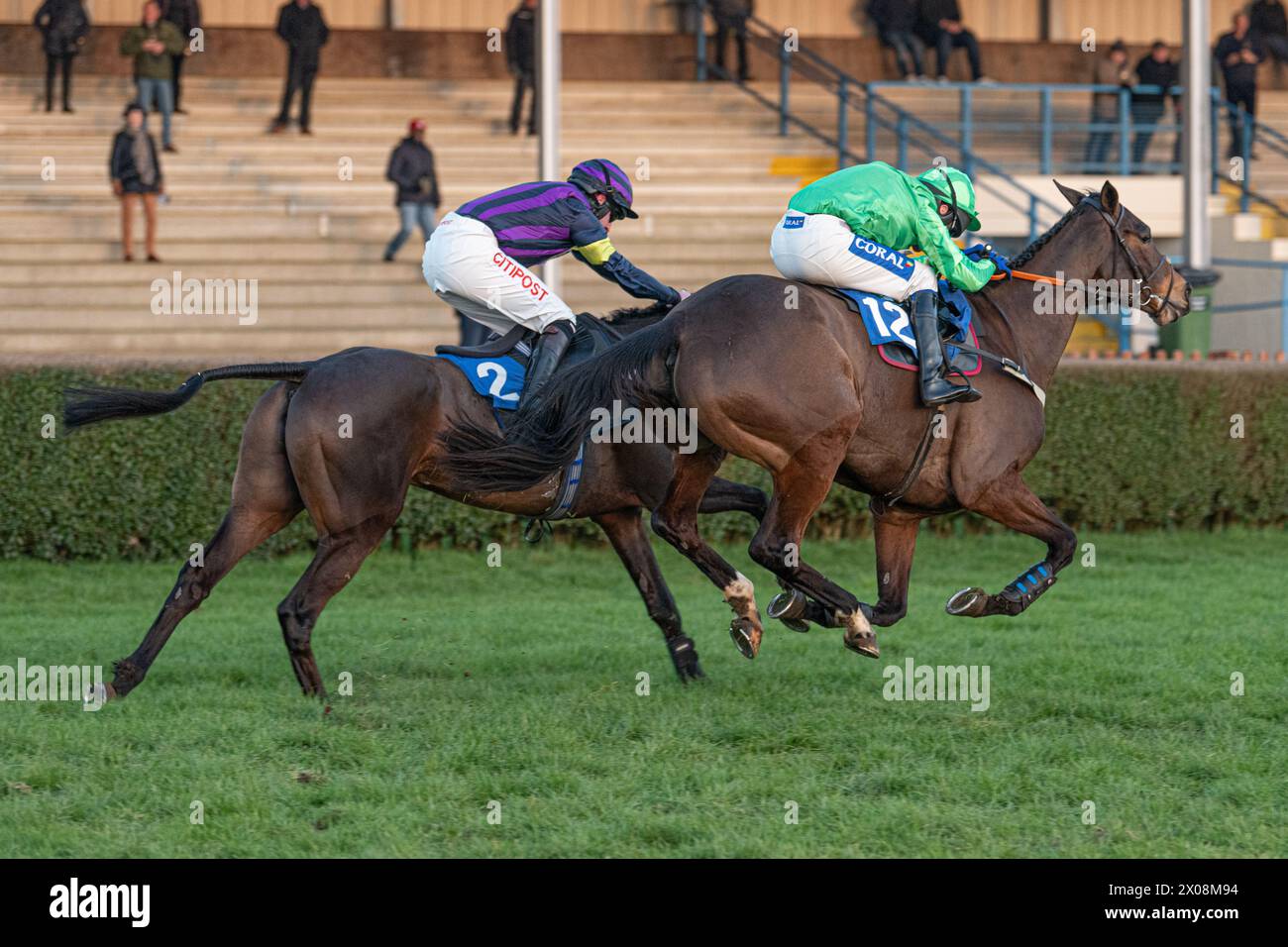 Sixième course à Wincanton, le 26 janvier 2022, haies novices Banque D'Images