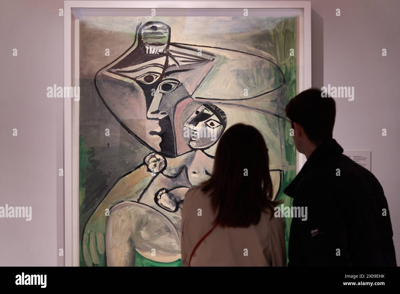 Pablo Picasso (1881-1973), maternité, Mougins, 1971, Musée Thyssen Bornemisza, Madrid, Espagne, Europe Banque D'Images