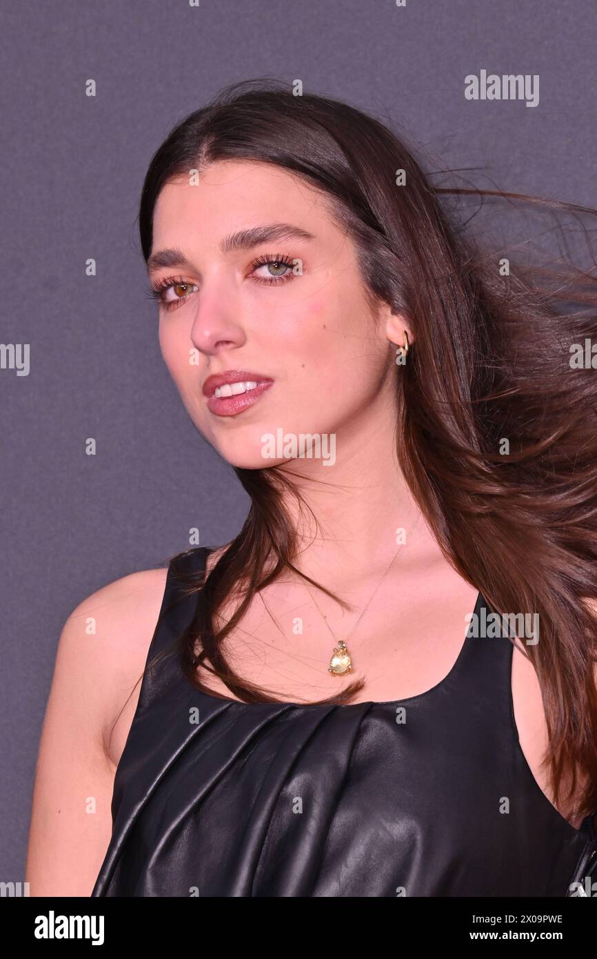 Londres, Royaume-Uni. 10 avril 2024. Rina Lipa à la première britannique de Challengers, à l'Odeon luxe Leicester Square crédit : Nils Jorgensen/Alamy Live News Banque D'Images