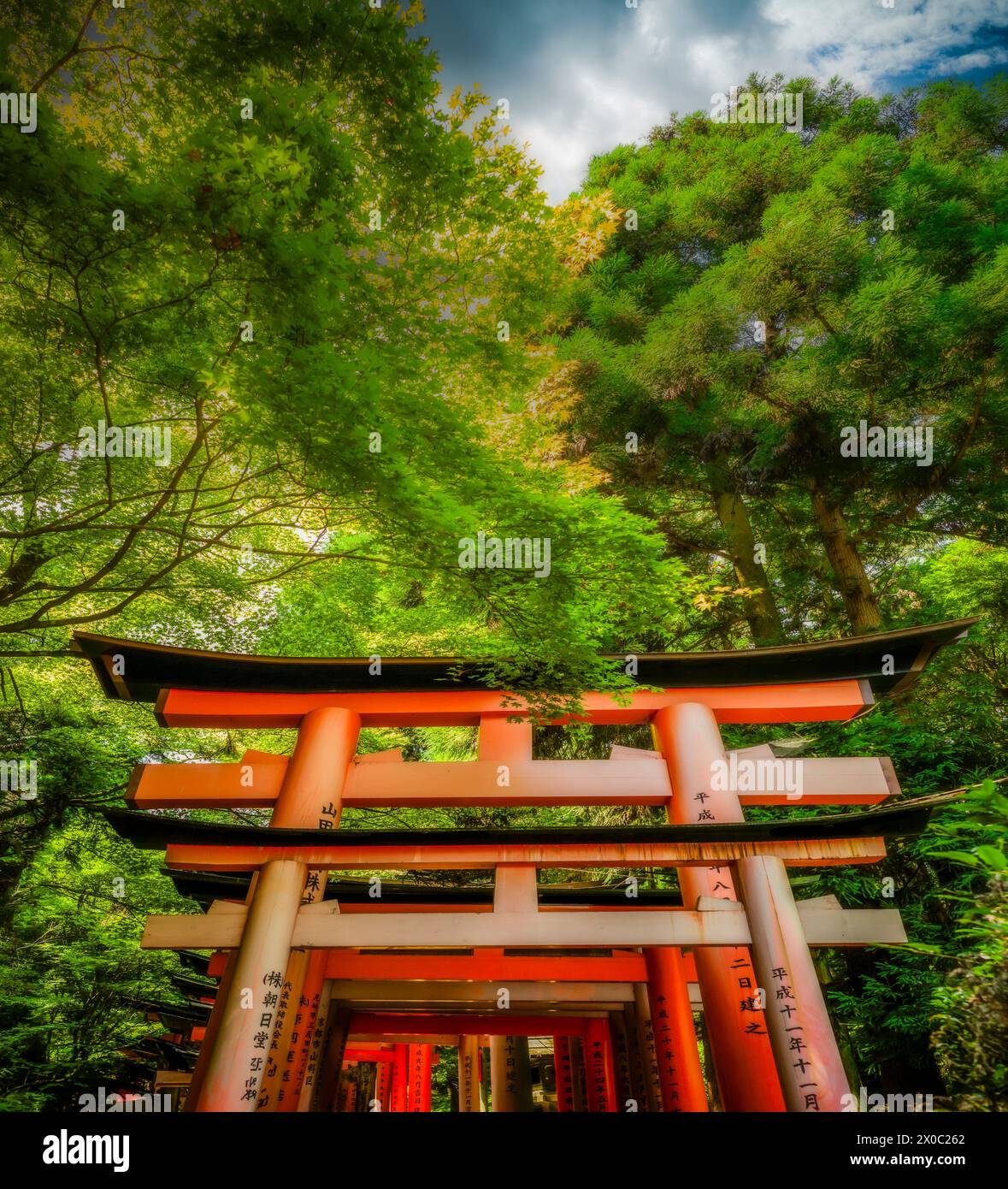 Fushimi Inari-taisha Fushimi-ku, Kyoto, Japon. Banque D'Images