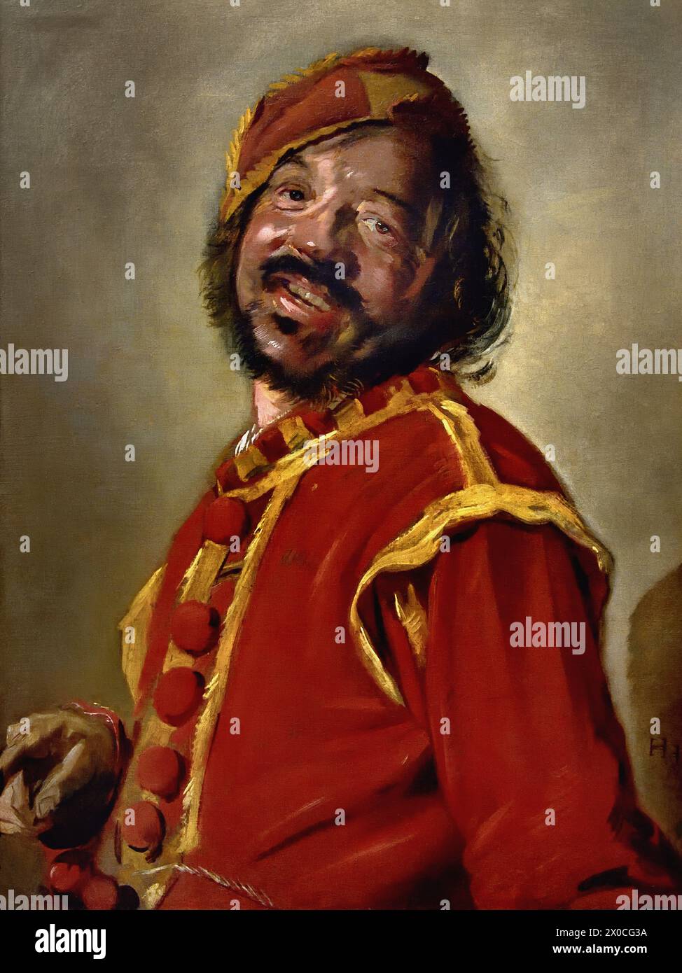 Mulatto, 1627, de Frans Hals, 1582-1666, Anvers- Haarlem, néerlandais, pays-Bas, XVIIe siècle, âge d'or néerlandais ( il peint des portraits vivants, parfois même joyeux, de personnes de tous les niveaux de la société, de personnes importantes, d'enfants méchants et même d'ivrognes ou de personnes déclarées folles ). Banque D'Images