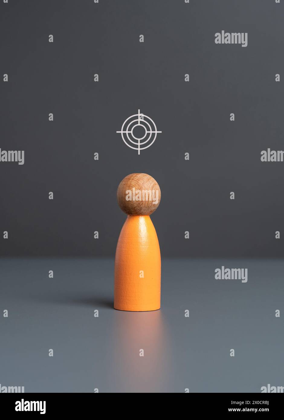 Un homme sous la menace d'une arme. Je voulais travailler. Fixez-vous un objectif et atteignez-le. Victime ou victime de tromperie. Partie vulnérable de la population. Banque D'Images