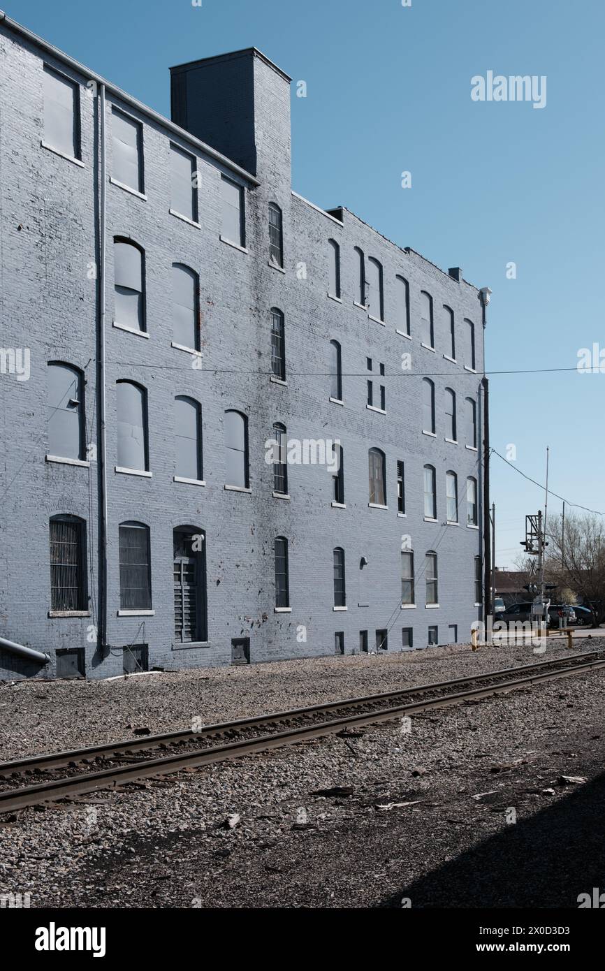 L'ancienne usine de cigares Deisel-Wemmer, aujourd'hui siège de SWD Corporation, à Lima Ohio USA Banque D'Images