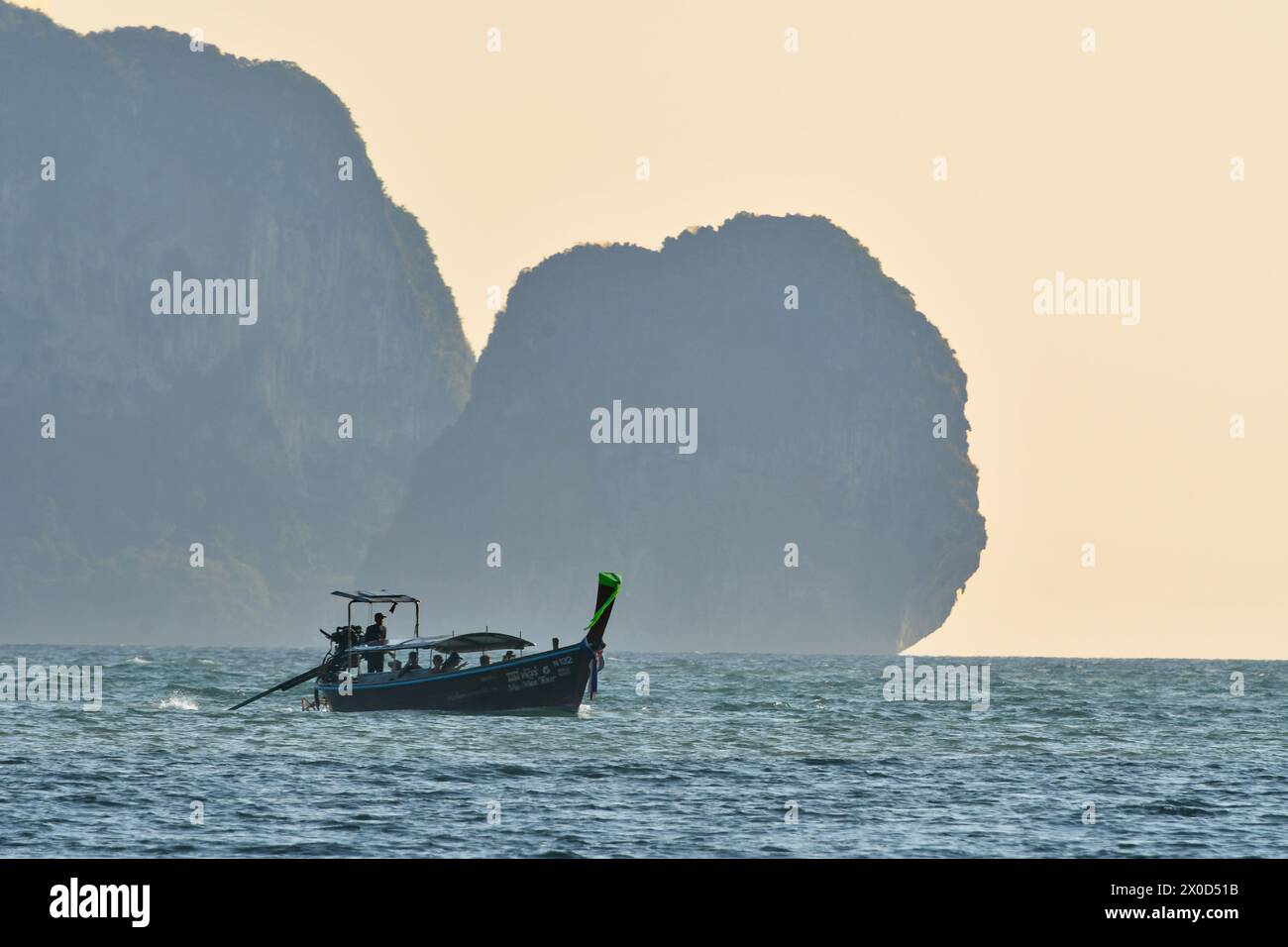 Vacances en Thaïlande paysage aquatique Banque D'Images