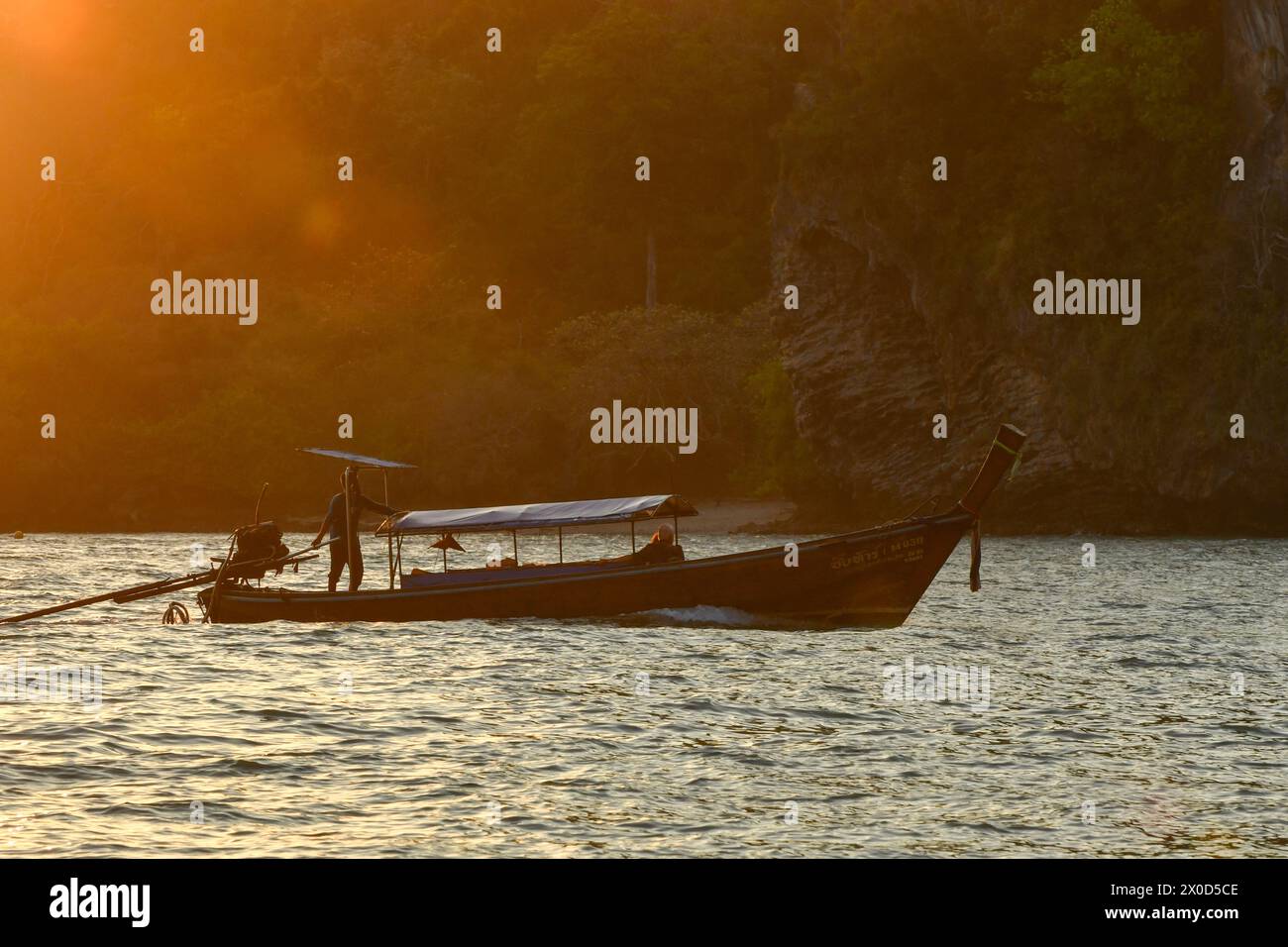 Vacances en Thaïlande paysage aquatique Banque D'Images