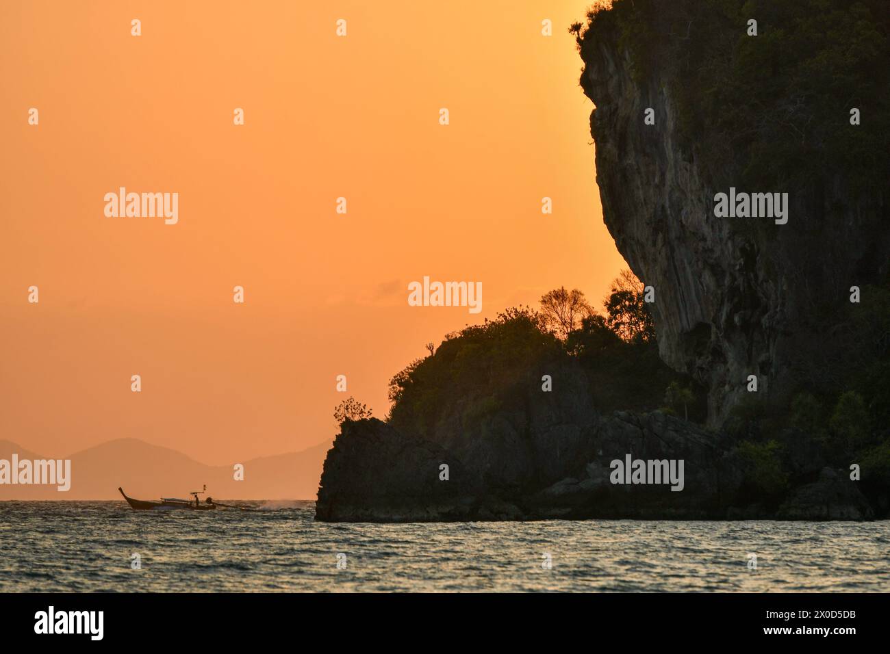 Vacances en Thaïlande paysage aquatique Banque D'Images