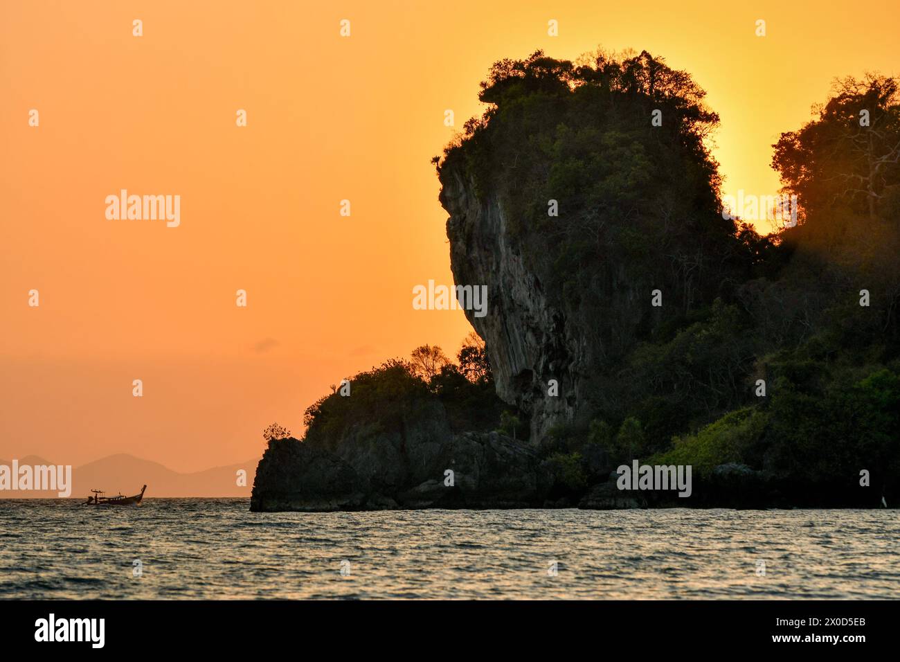 Vacances en Thaïlande paysage aquatique Banque D'Images