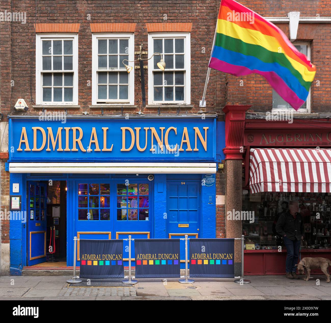 Admiral Duncan gay public House, Londres, Angleterre. Banque D'Images