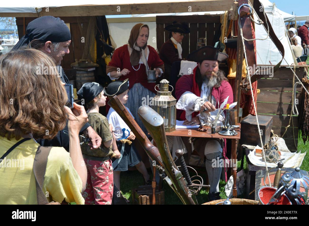 fête des pirates au port washington wisconsin Banque D'Images