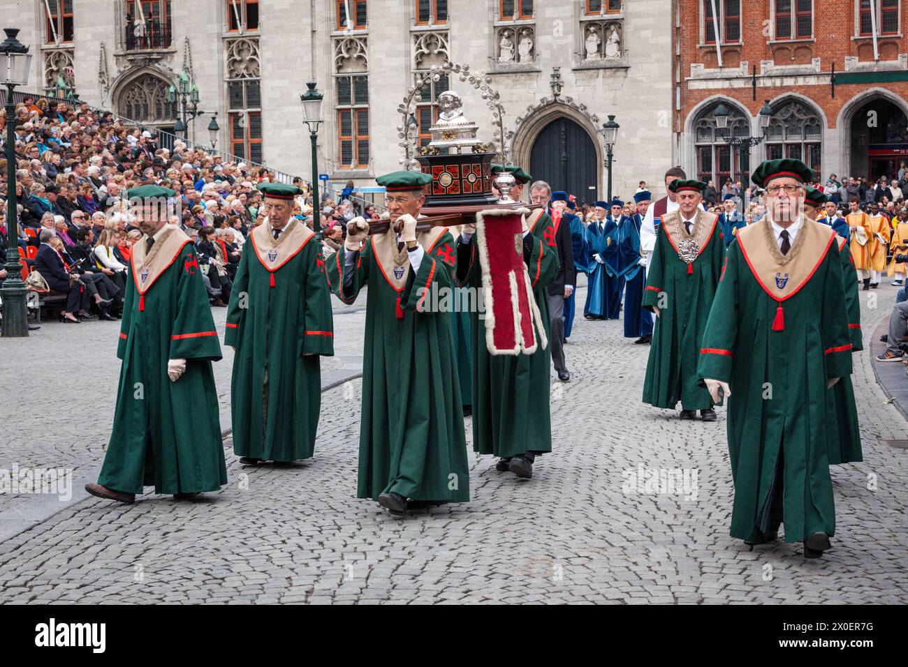 Procession du Saint-sang le jour de l'Ascension à Bruges (Bruges) Banque D'Images