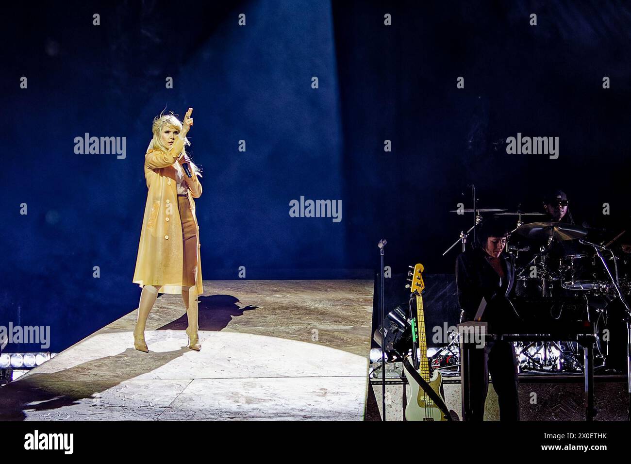 11 avril 2024, Manchester, Royaume-Uni : PALOMA FAITH, chanteuse britannique primée par le prix BRIT, jouant en direct au Bridgewater Hall, Manchester, Royaume-Uni dans le cadre de sa tournée The Glorification of Sadness Tour 2024 (crédit image : © Andy von Pip/ZUMA Press Wire) USAGE ÉDITORIAL SEULEMENT! Non destiné à UN USAGE commercial ! Banque D'Images