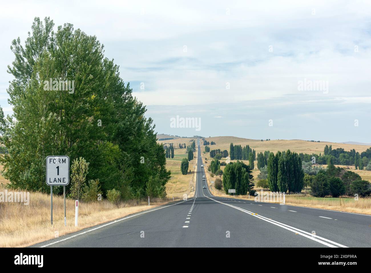 Monaro Hwy, Cooma, Nouvelle-Galles du Sud, Australie Banque D'Images