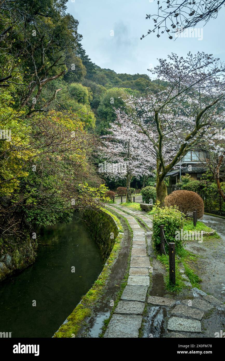 La marche du philosophe à Kyoto au Japon Banque D'Images