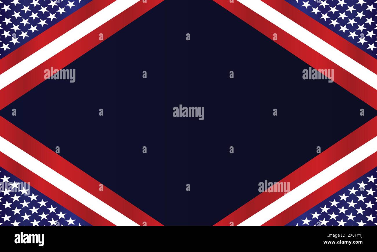 Memorial Day Remembrance USA Flag Design fond pour honorer Illustration de Vecteur