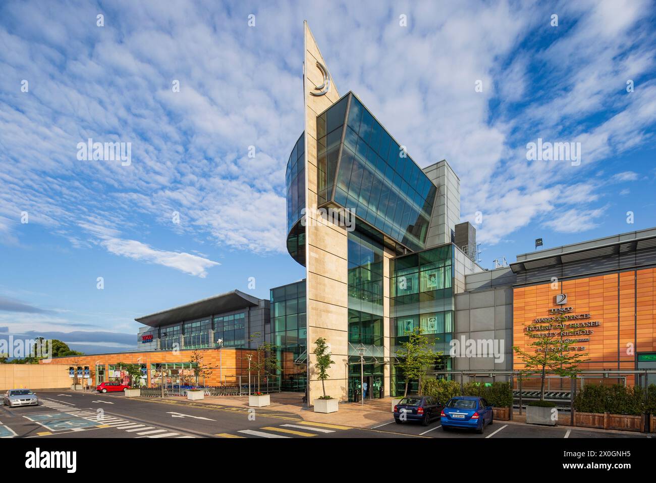 Centre-ville de Dundrum Banque D'Images