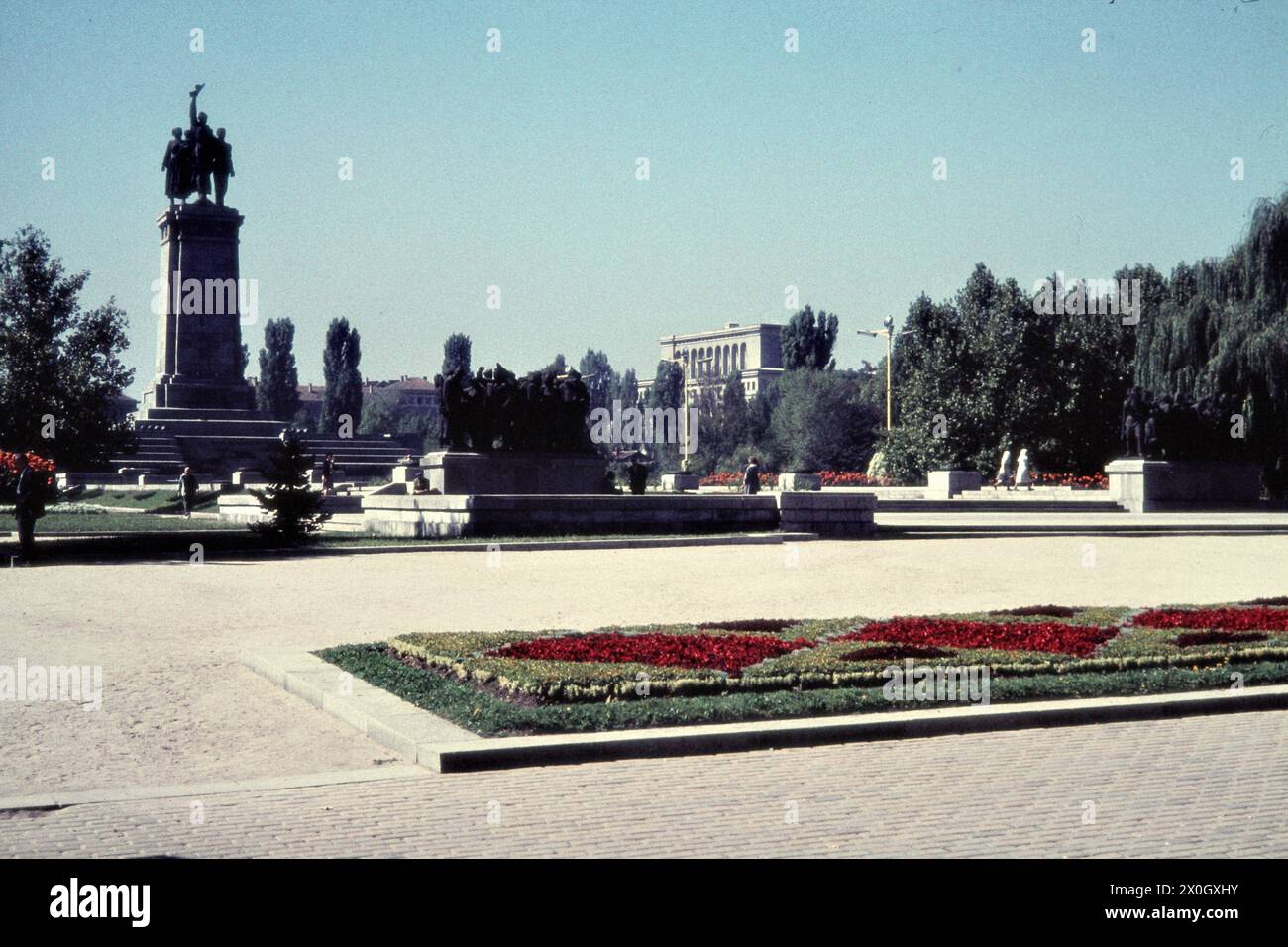 Monument de l'armée soviétique [traduction automatique] Banque D'Images