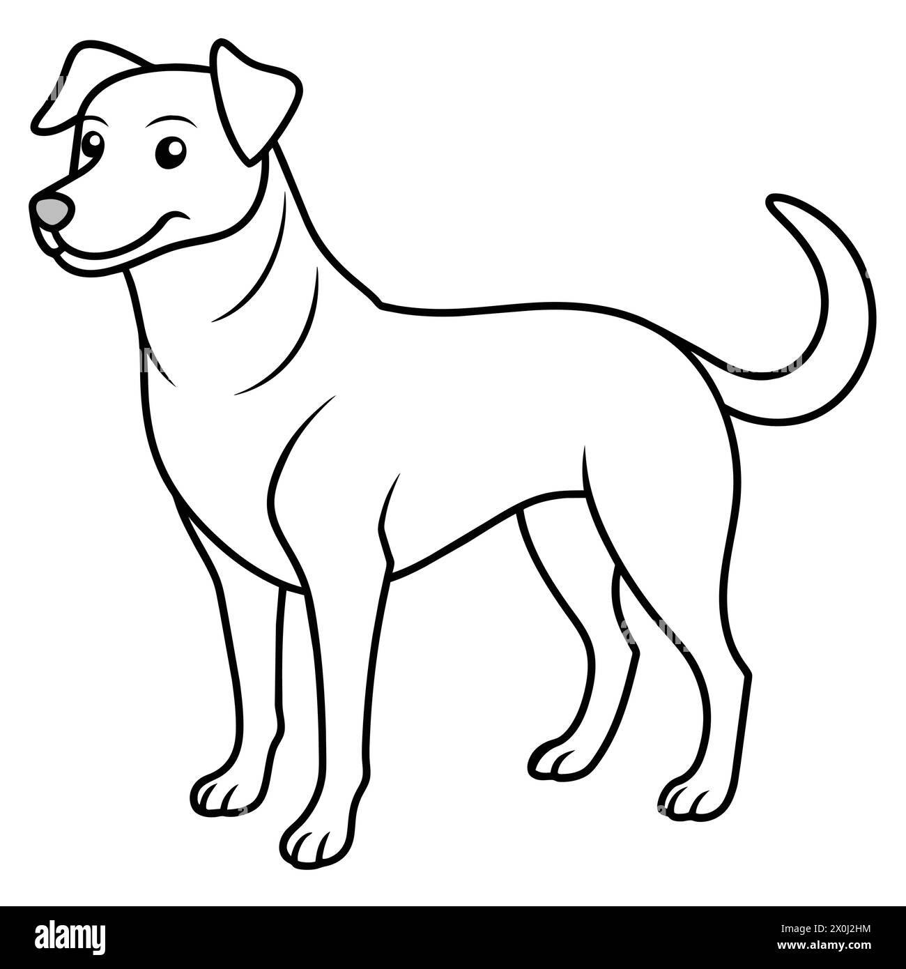 Illustrations de chiens ludiques - parfaites pour les décorations sur le thème des animaux de compagnie, les cartes de vœux et les vêtements pour enfants Illustration de Vecteur