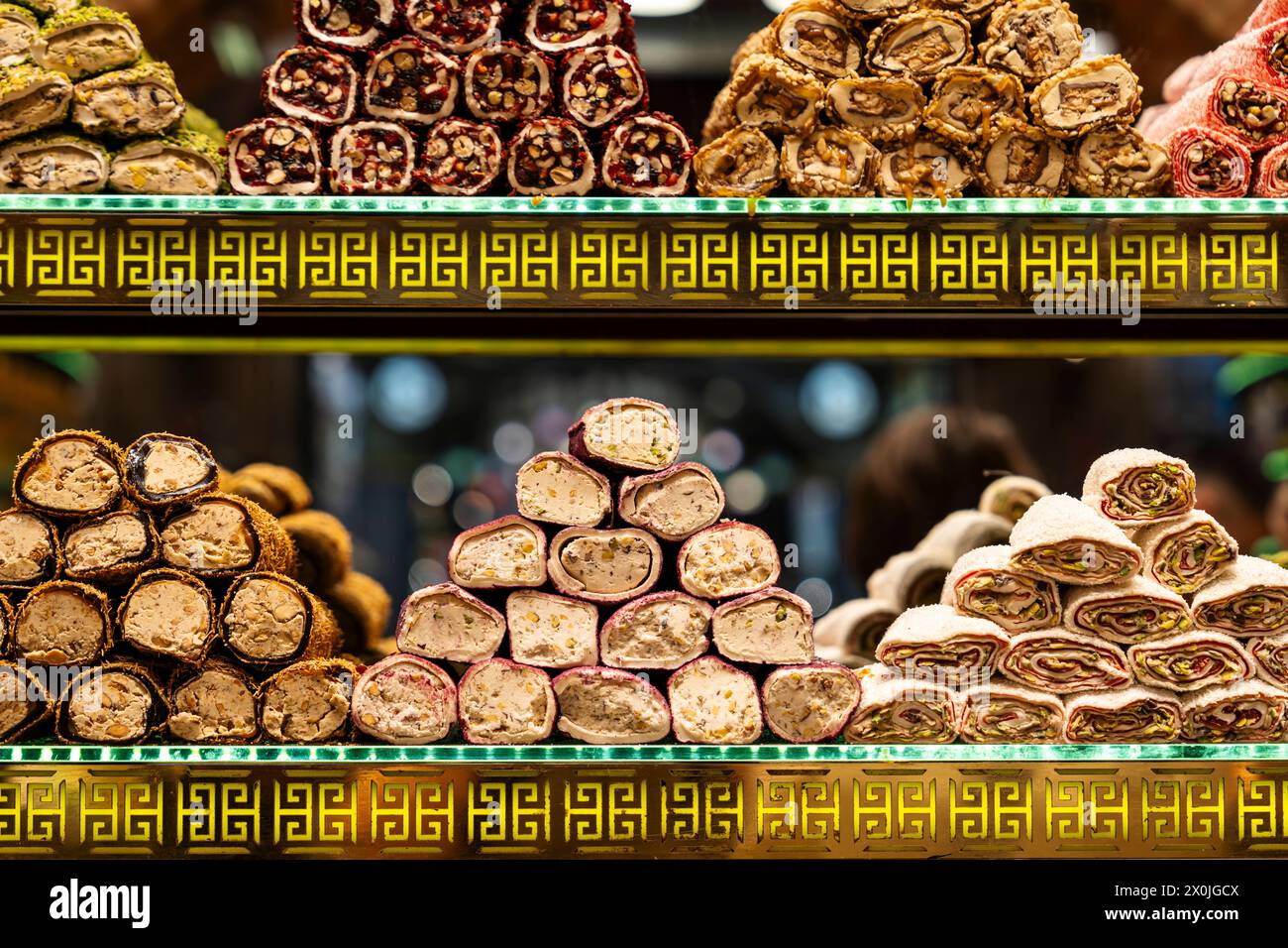 Egypte Bazaar, Misir Carsisi, Spice Bazaar, Istanbul, Turquie, Europe Banque D'Images