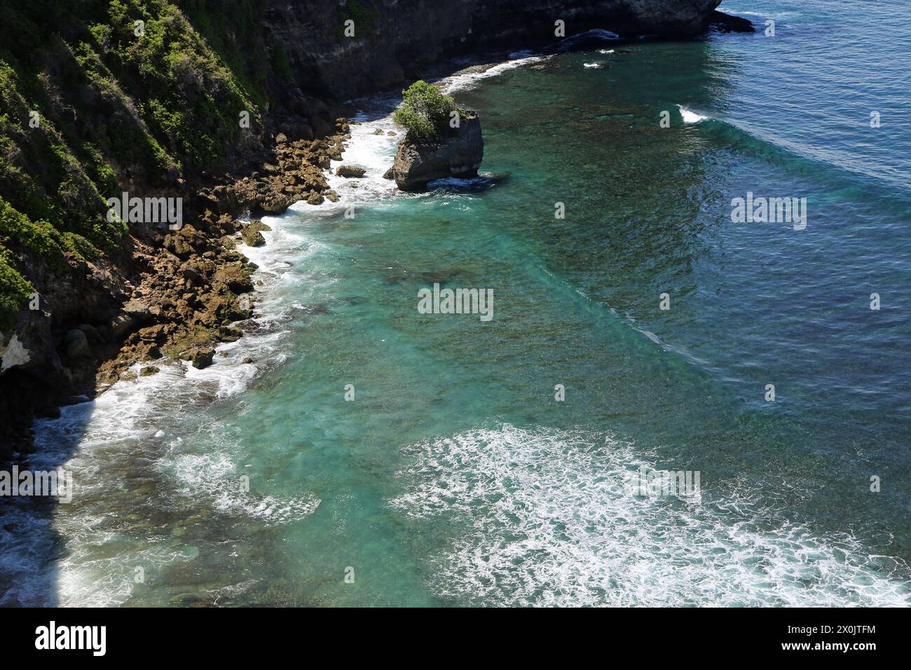 Baie d'Uluwatu - Bali, Indonésie Banque D'Images