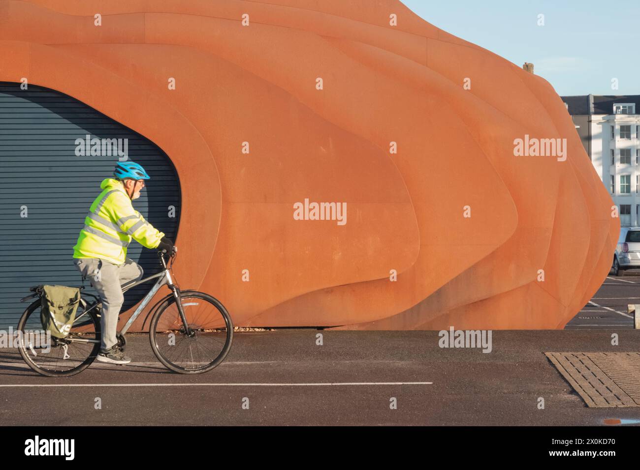 Angleterre, West Sussex, Littlehampton, East Beach Cafe conçu par Thomas Heatherwick Banque D'Images