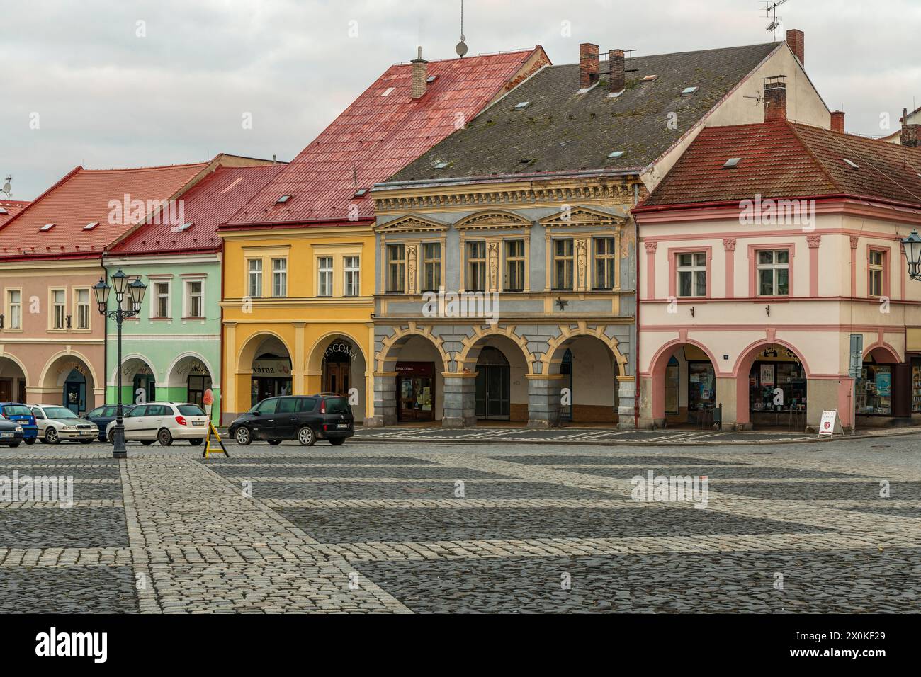 JiÄ'n est une petite ville de la région de Hradec Kralove en République tchèque. Banque D'Images