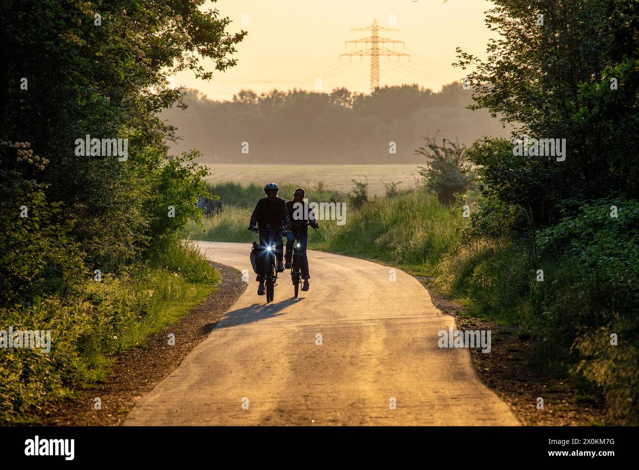 Cycliste, excursion Banque D'Images