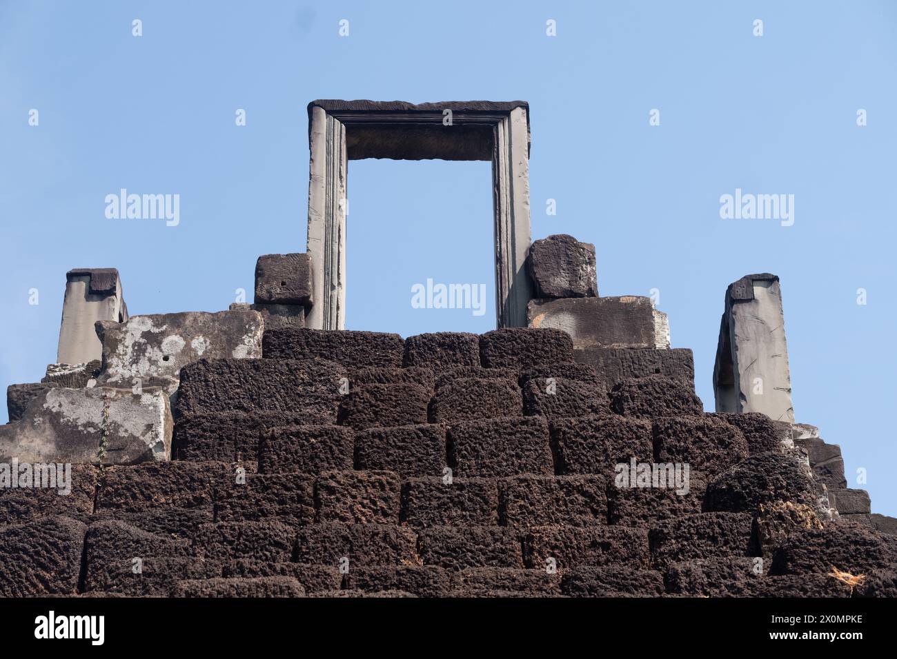 Angkor Thom, le meilleur site archéologique, Cambodge Banque D'Images