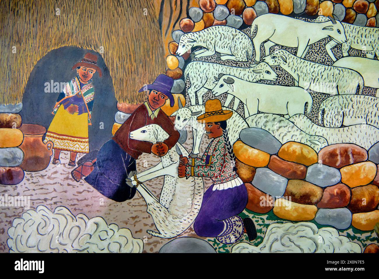 Pérou, Lima, centre historique classé au patrimoine de l'UNESCO, Musée du Banco Central de Reserva del Perú, Banque D'Images