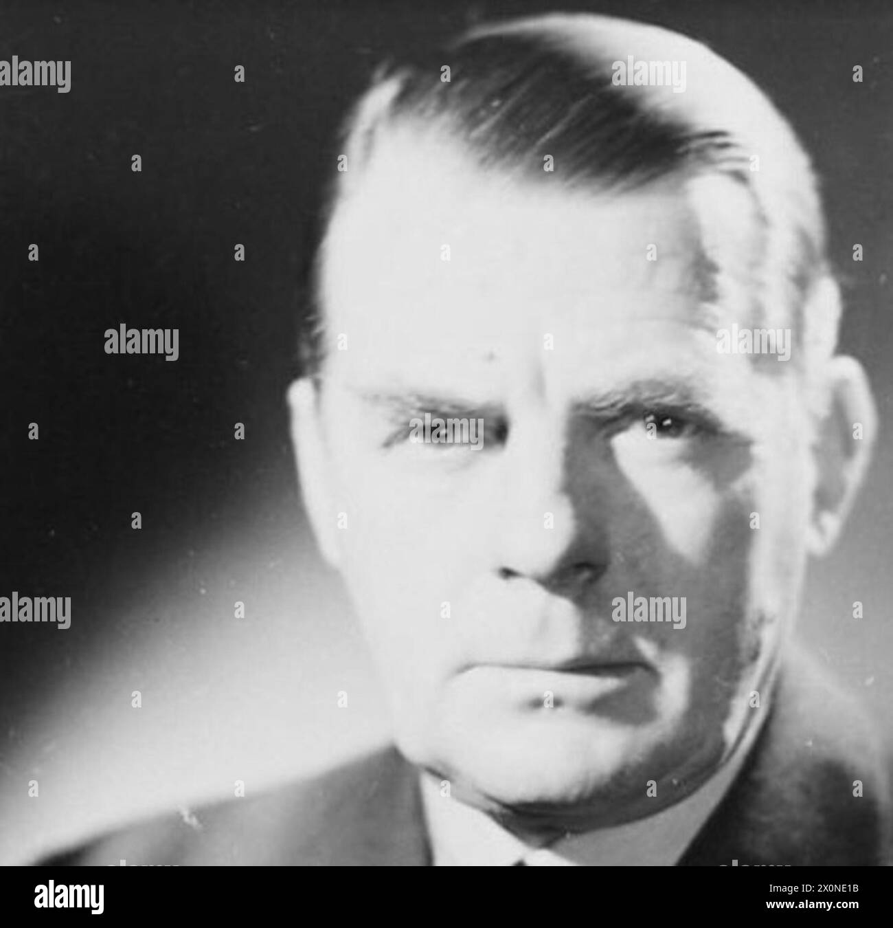 Photographie de 1945 montrant Air Marshal C.R. Carr, CB, CBE, DFC, AFC, commandant de la base Air Force en Asie du Sud-est. Banque D'Images