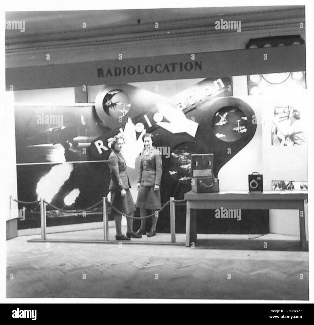 L'ATS affiche la section Radio Location lors d'une exposition à Selfridges. Banque D'Images