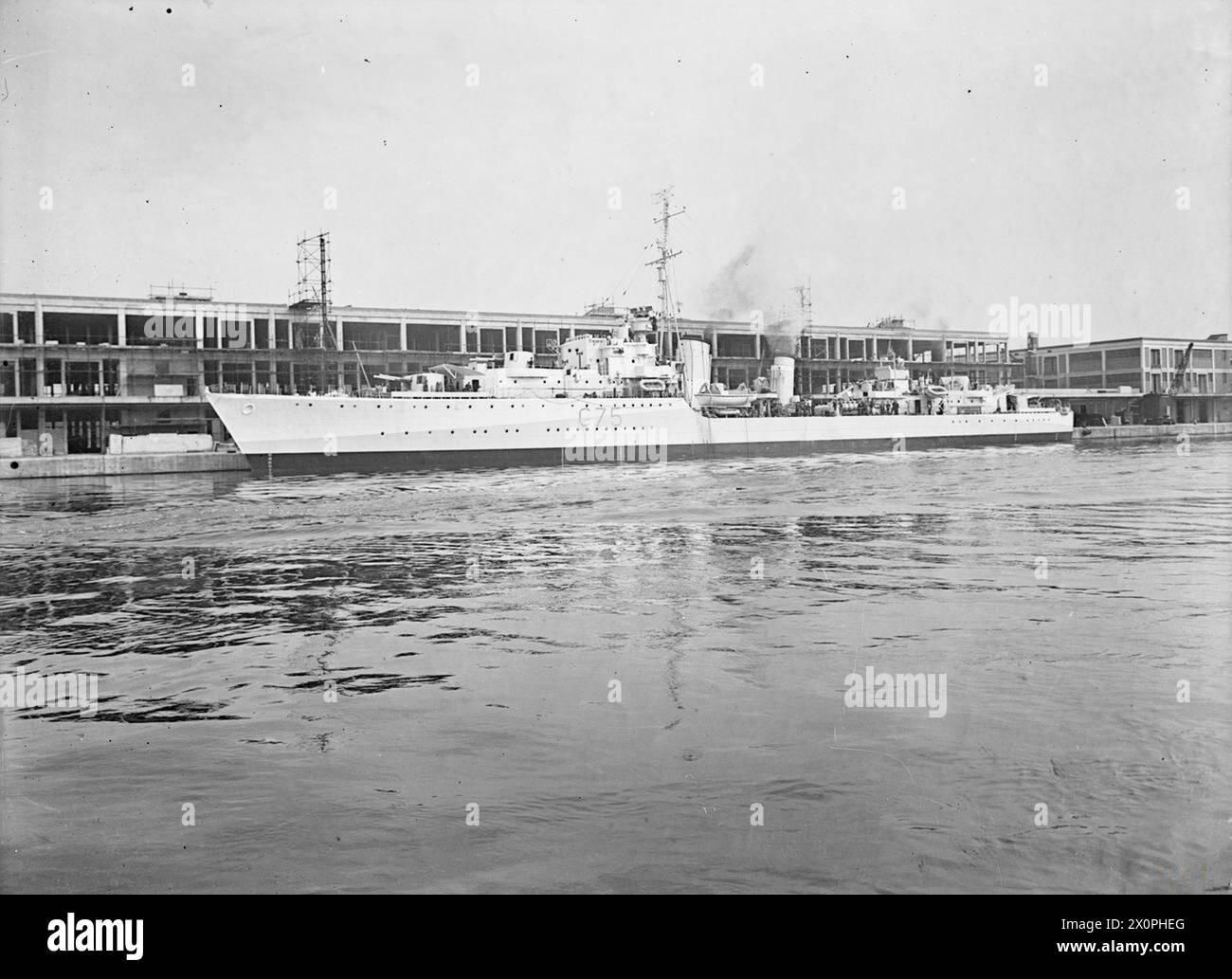 HMS ESKIMO, DESTROYER DE CLASSE TRIBALE BRITANNIQUE. SEPTEMBRE 1941. - , Royal Navy, ESKIMO (HMS), frégate Banque D'Images