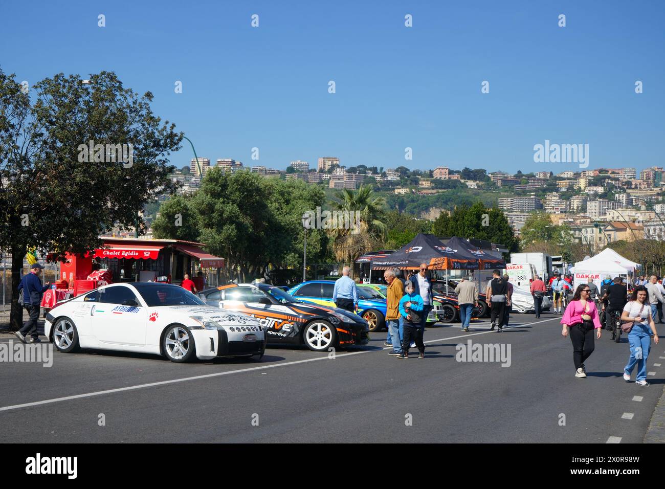 Grand Prix de Naples, Italie - salon de course, 14 avril 2024 Banque D'Images