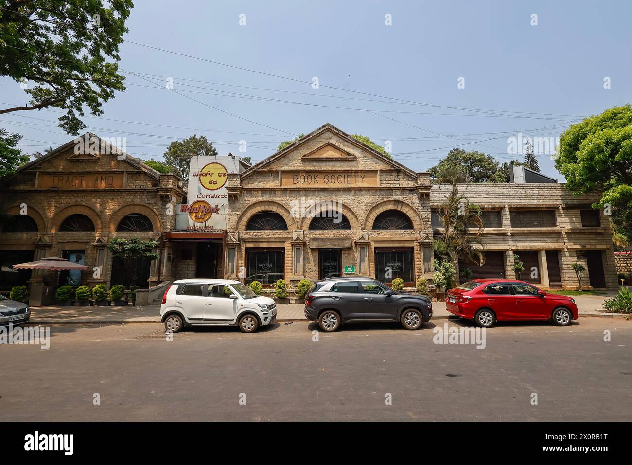 Hard Rock Cafe à St.Mark's Road, Bangalore, Bengaluru, Karnataka, Inde Banque D'Images
