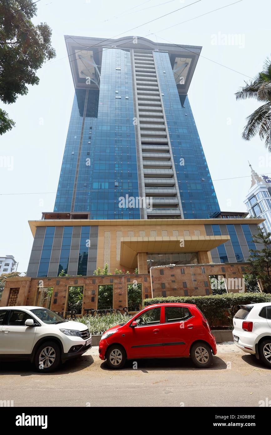 Appartements de luxe à Prestige Kingfisher Towers, Ashok Nagar, Bangalore, Bengaluru, Karnataka, Inde Banque D'Images