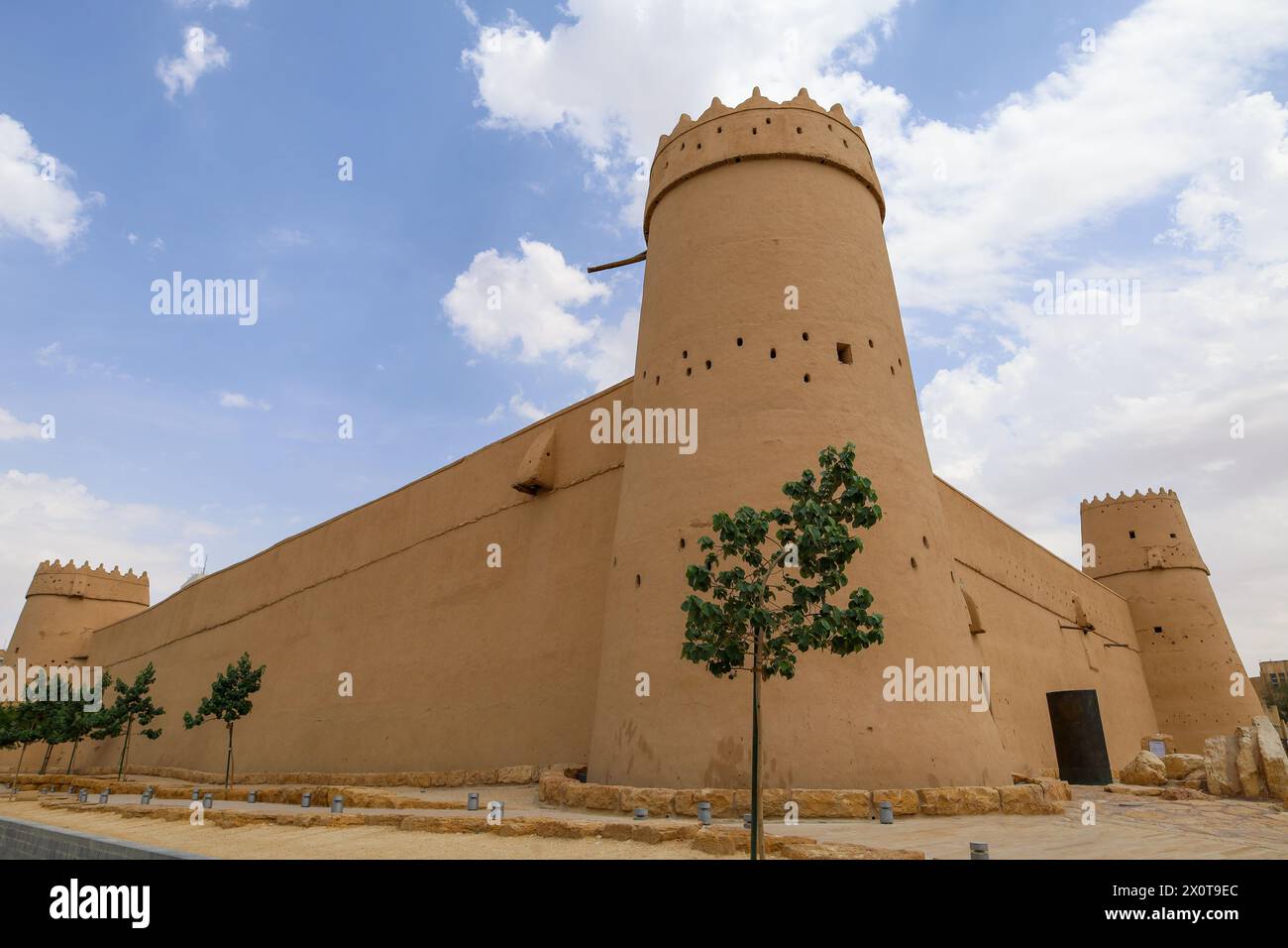 Riyad, Arabie saoudite, 13 avril 2024. Al Masmak Palace 1895 est une citadelle d'argile et de briques de boue, fort, qui a été témoin de la fondation du Royaume, en 1902 Roi AB Banque D'Images