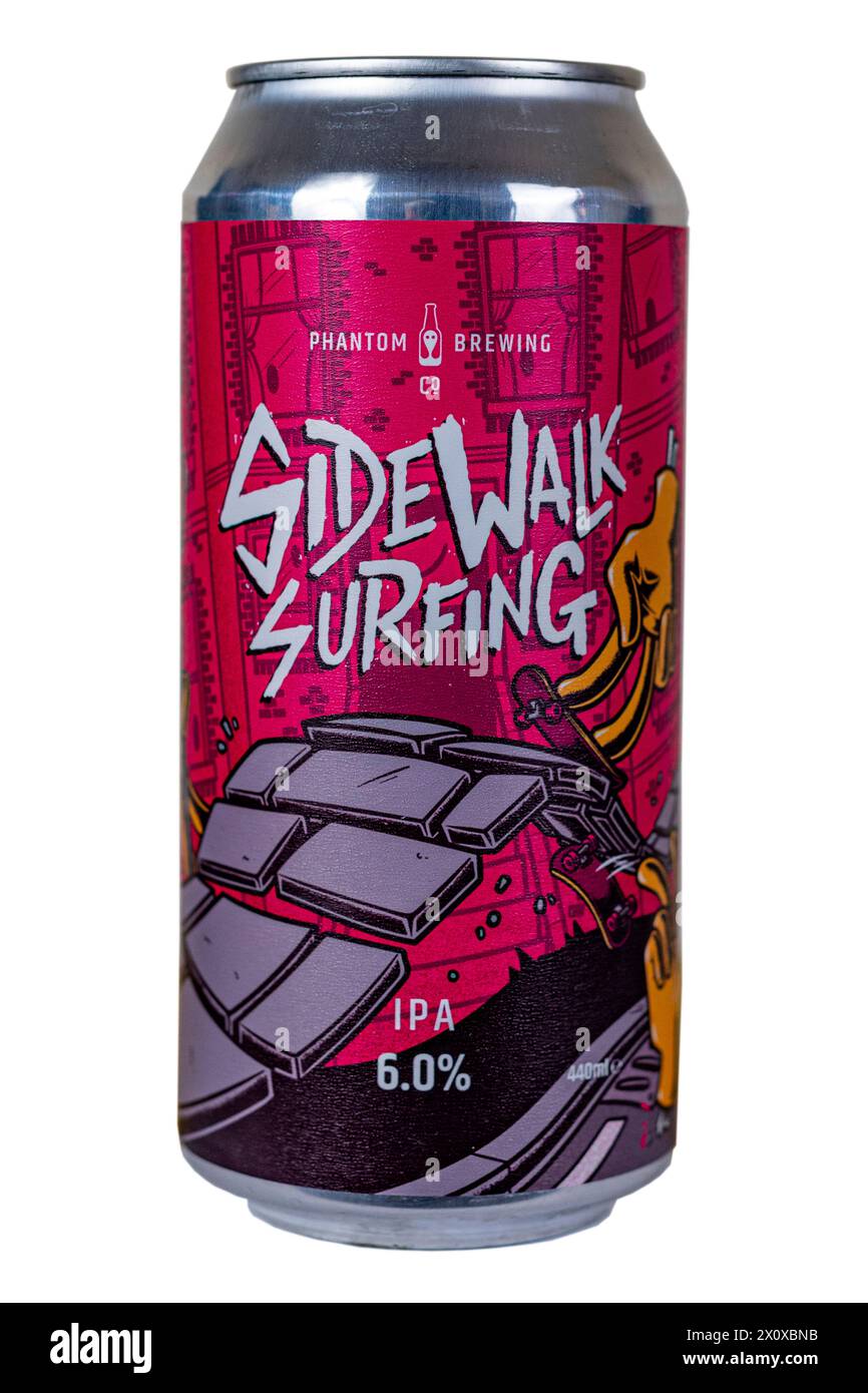 Phantom Brewing Company - Sidewalk Surfing - IPA - alc 6,0% abv. Banque D'Images