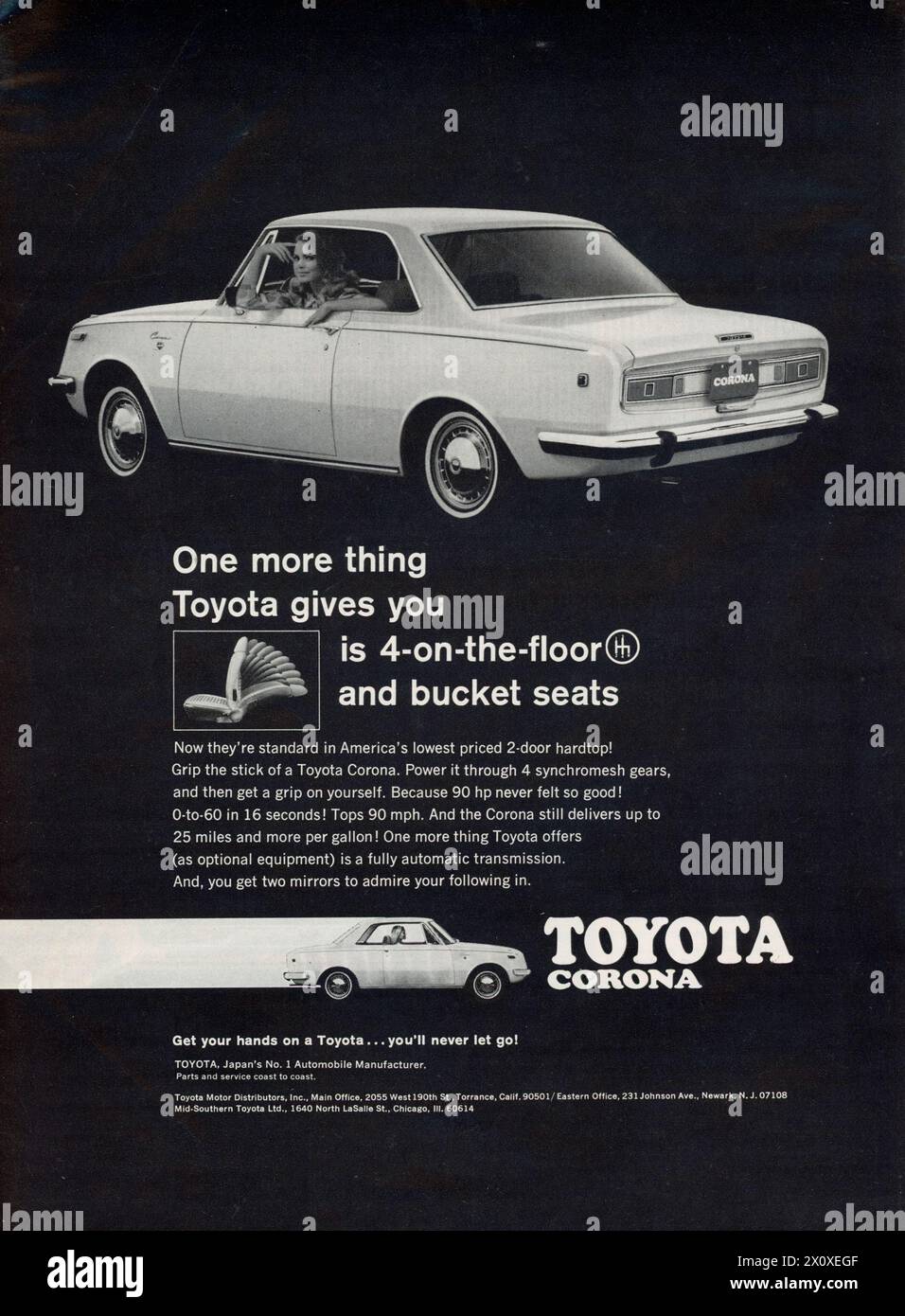 Publicité du magazine vintage « Playboy », numéro de mars 1969, États-Unis Banque D'Images