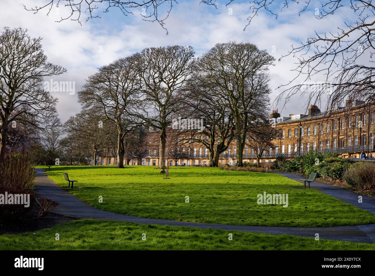 Crescent Gardens, Scarborough Banque D'Images