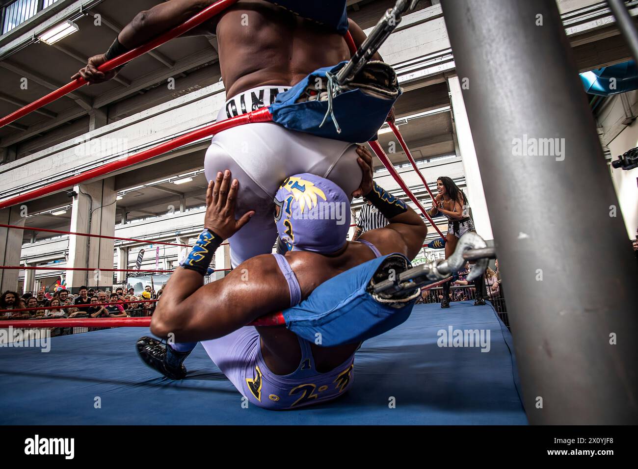 Italie Piémont Turin Ligotto Fair XXVIII édition de Torino Comics - champions de la Superstar de la lutte italienne crédit : Realy Easy Star/Alamy Live News Banque D'Images