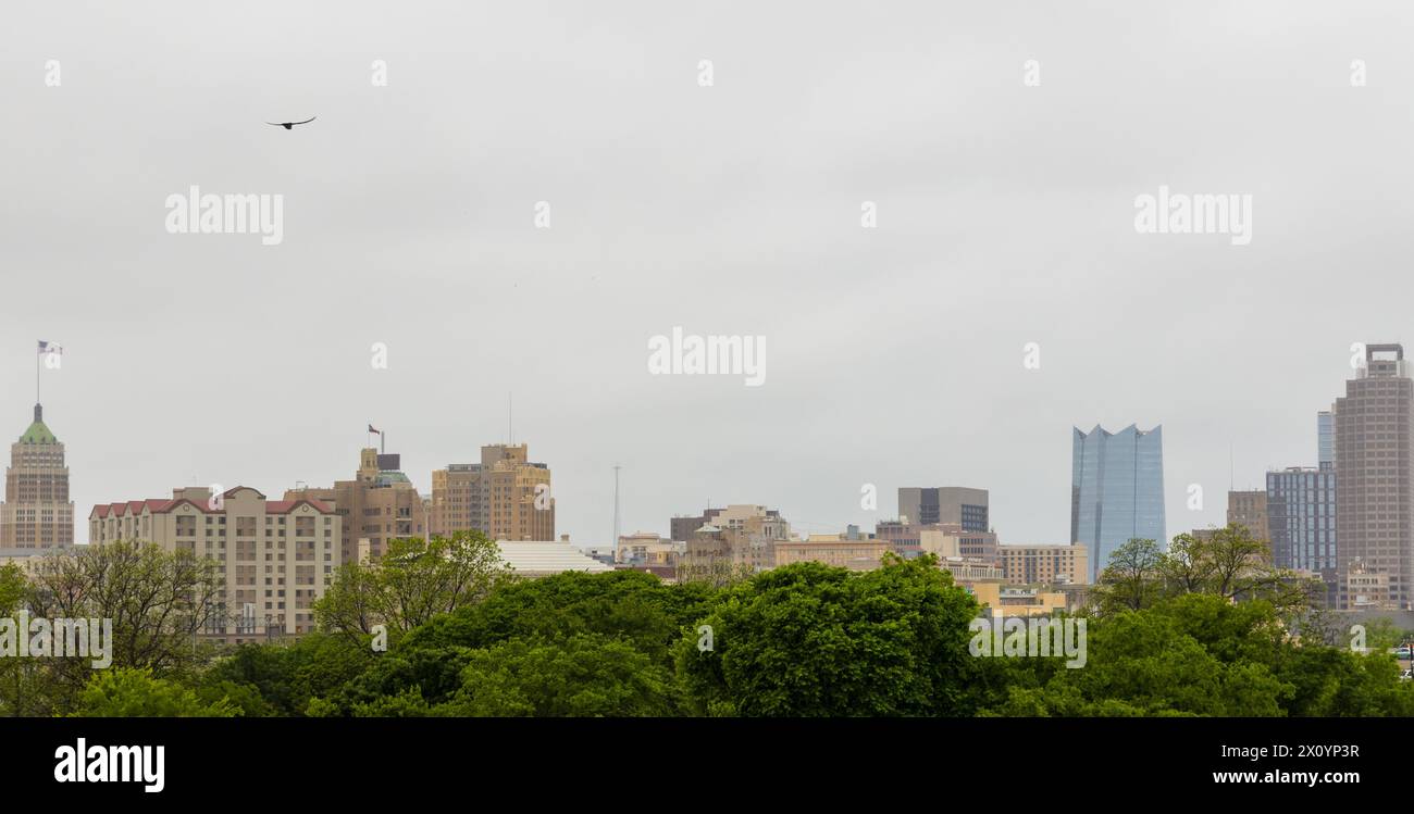 San Antonio, Texas, paysage urbain du centre-ville Banque D'Images