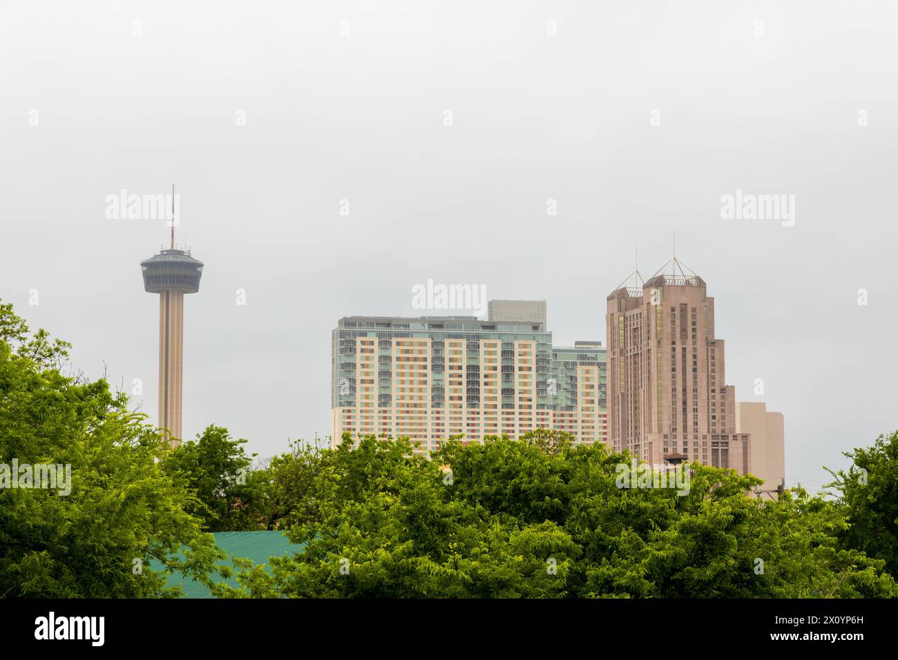 San Antonio, Texas, paysage urbain du centre-ville Banque D'Images