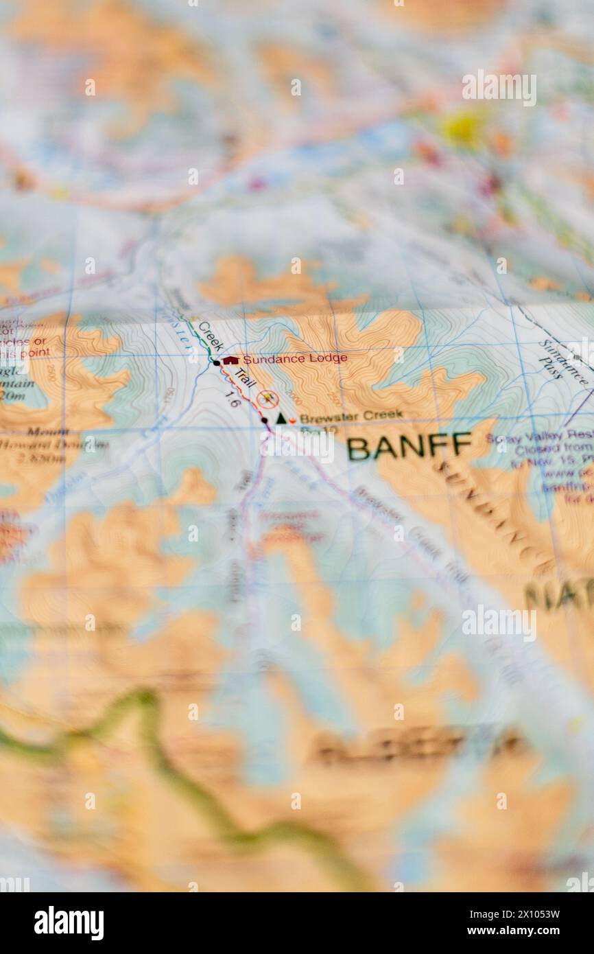 Sundance Lodge dans le parc national Banff est un joyau de l'arrière-pays de l'histoire locale de l'empaquetage des chevaux dans les Rocheuses Banque D'Images Sundance Lodge dans le parc national Banff est un joyau de l'arrière-pays de l'histoire locale de l'empaquetage des chevaux dans les Rocheuses Banque D'Images