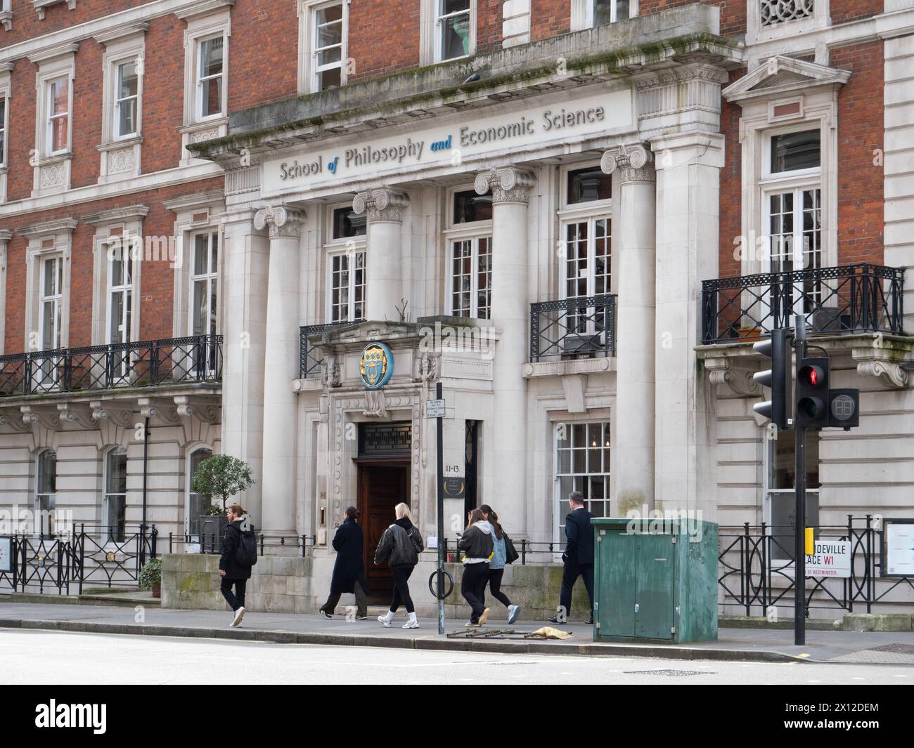 École de philosophie et de sciences économiques, centre de Londres, Royaume-Uni Banque D'Images